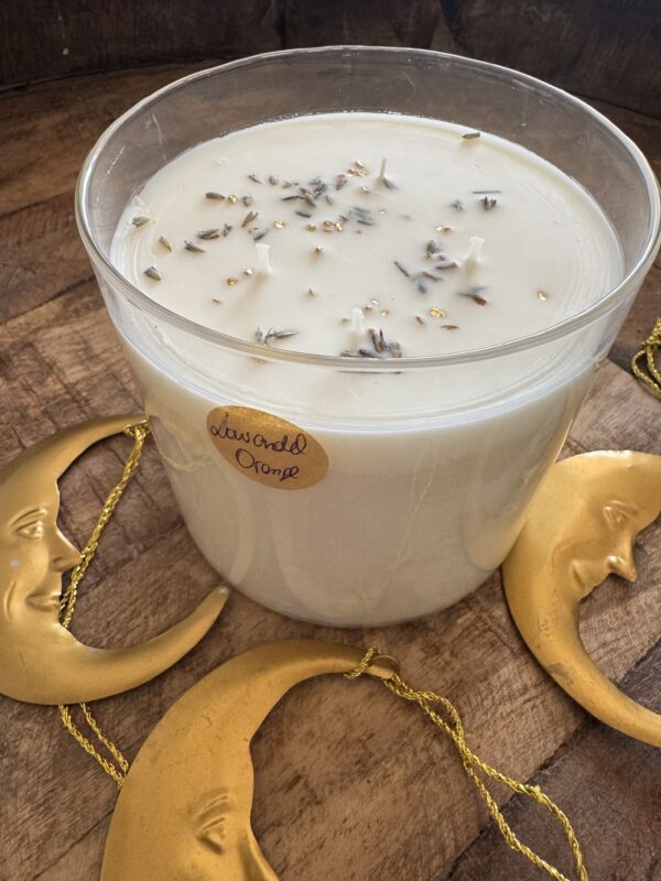 Vollmondkerze aus Sojawachs (390ml)